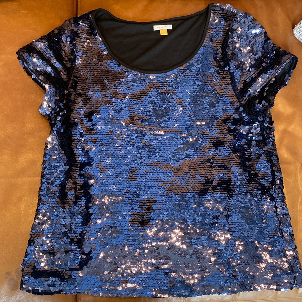 Anthropologie sequin shirt